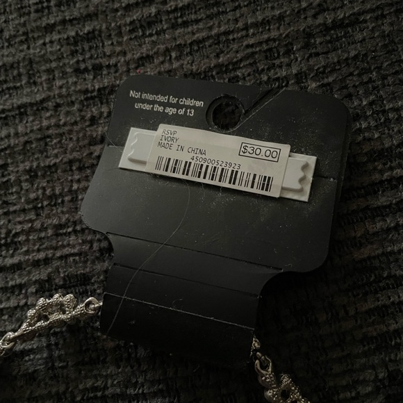 RSVP Pearl And Rhinestone Necklace - Picture 4 of 4